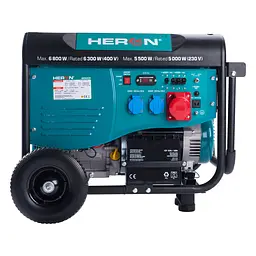 Бензиновий генератор Heron 15HP 6,8kW/8,5kVA (8896420) - мініатюра 2