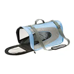 Сумка переноска для собак та котів Ferplast Beauty Small блакитна до 6 кг 45х28х28 см 85743099 - мініатюра 2