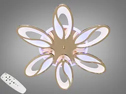 LED люстра на стелю з димером і кольоровим підсвічуванням,105W