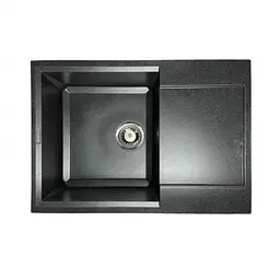 Кухонна мийка Adamant HORIZON MEDIUM графіт 700x500x230 мм, з крилом 70 см - мініатюра 2