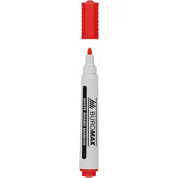 Маркер Buromax для магнітних сухостираючих дошок червоний (BM.8800-05) - мініатюра 2