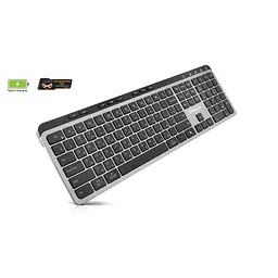 Клавіатура REAL-EL RK-737W Wireless/Bluetooth Black/Grey (EL123100060) - мініатюра 2