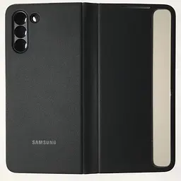 Оригінальний чохол-книжка Clear View Smart Cover для Samsung Galaxy S21+ Black (EF-ZG996CBEGRU) - мініатюра 8