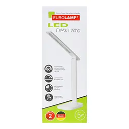 Настільна лампа Eurolamp LED в стилі Hi-Tech, 5W 3000-5000K, біла (LED-TLG-1(white)) - мініатюра 2