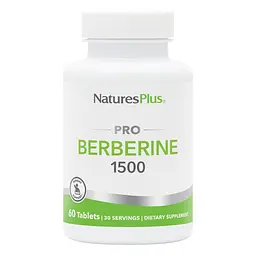 Берберин Natures Plus PRO Berberine 1500 mg, 60 таблеток