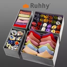 Органайзер для білизни Ruhhy 19914, набір з 4 шт - мініатюра 2