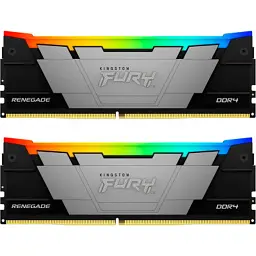 Модуль пам'яті для комп'ютера DDR4 32GB (2x16GB) 3200 MHz RenegadeRGB Kingston Fury (ex.HyperX) (KF432C16RB12AK2/32)