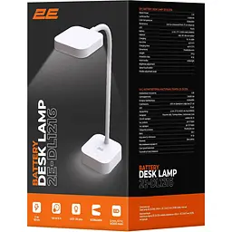 Настільна лампа 2E 5000K 1200mAh (2E-DL1216) [152431] - мініатюра 9