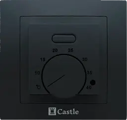 Терморегулятор механічний Castle AC308H чорний