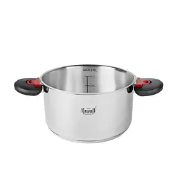 Набір з 3-х каструль Prime Chef 1,6 л, 3,6 л, 6,8 л + лопатка, картоплемялка та ополоник - мініатюра 7