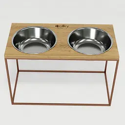 Hollky Base XXL40 — миски на підставці для дуже великих собак (2 × 2,8 л) - мініатюра 3