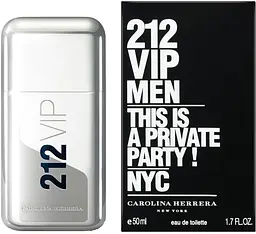 Туалетна вода Carolina Herrera 212 Vip Men 50 мл