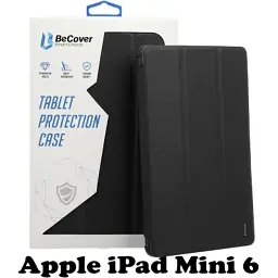 Чохол до планшета BeCover Apple iPad Mini 6 Black (707519) - мініатюра 1