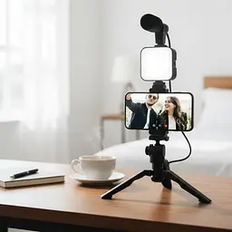 Комплект для відеоблогінгу No Brand Video Making Kit AY49 Чорний (2104619152) - мініатюра 6