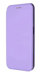 Чохол книжка Samsung Galaxy A22 4G еко-шкіра Premium Case для смартфона Фіолетовий
