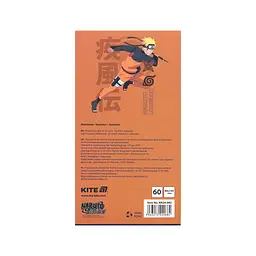 Блокнот Kite на магніті Naruto 60 аркушів, клітинка (NR24-092) - мініатюра 4