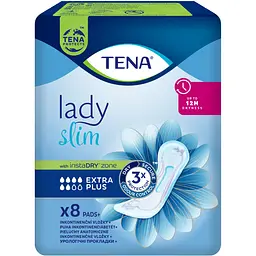 Урологічні прокладки Tena Lady Slim Extra Plus 6 крапель 8 шт. - мініатюра 2