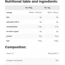 Колаген IronMaxx Collagen Powder Zero Тропічний 250 г - мініатюра 2