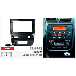 Перехідна рамка Peugeot 406 Carav 22-1942 - мініатюра 5
