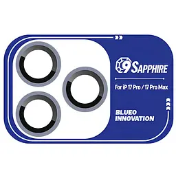 Захисне скло Sapphire на камеру для Apple iPhone 17 Pro Blueo teh0030944
