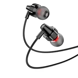 Навушники Hoco Type-C Delight wired з мікрофоном M90 1.2M чорні - мініатюра 2