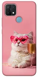 Чохол Demsky Pinky cat для Oppo A15s / A15