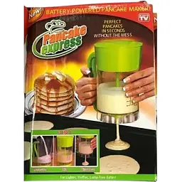 Універсальний міксер Pancake Machine на батарейках 1000 мл салатовий (Pancake express_322) - мініатюра 3