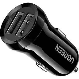 Автомобільний зарядний пристрій Ugreen ED018 Dual USB Car Charger 24W 2.4A Black (50875) [99316]