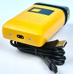 Акумуляторна електробритва VGR V-357 Жовтий (2390000030) - мініатюра 3