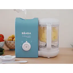 Пароварка-блендер Beaba Babycook Express Blue (916303) - мініатюра 12