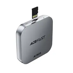 Адаптер ACEFAST QC2 AI Box CarPlay wireless adapter for car Metal Gray (6974316285830) - мініатюра 3