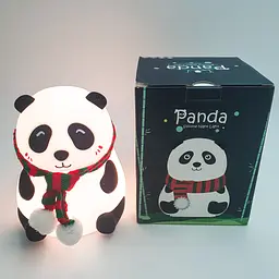 Силіконовий дитячий нічник Панда 7LED акумуляторний USB світильник іграшка 3D TOYS LAMP - мініатюра 5