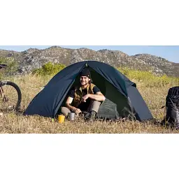 Намет Naturehike Cycling 1 NH18A095-D 210T 1 з футпринтом Dark blue - мініатюра 3