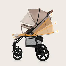 Прогулянкова коляска Lionelo Annet Plus Beige Sand (LO-ANNET PLUS BEIGE SAND) - мініатюра 17