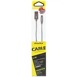 Кабель Awei CL-400 Micro cable 1m Grey - мініатюра 2