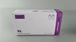 Рукавички одноразові вінілові білі SEF, розмір XL, 100 шт, неопудрені, для огляду, клінінгу та сервісу