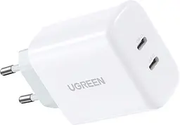 Мережевий зарядний пристрій Ugreen CD243 USB-C Fast Charger 40W EU (10343) [99276] - мініатюра 3
