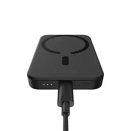 Магнітний портативний павербанк із бездротовою зарядкою Baseus Magnetic 20 W 6000 mAh для iPhone чорний - мініатюра 5