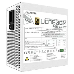 Блок живлення GIGABYTE 750W (GP-UD750GM PG5 ICE) - мініатюра 5