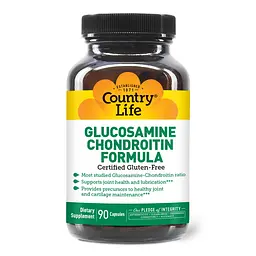Препарат для суглобів і зв'язок Country Life Glucosamine Chondroitin Formula, 90 капсул