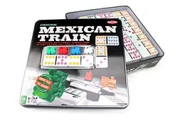 Настільна гра Tactic Мексиканський Поїзд (у метал. коробці) (Mexican Train) (54005) - мініатюра 2