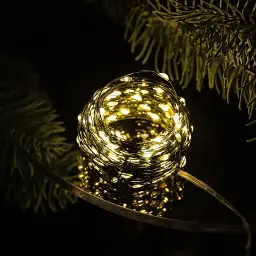 Гірлянда Роса нитка 100 LED довжина 10 м від USB зелена, жовтий GarlandoPro USB100L10MGY - мініатюра 11