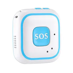 Персональний портативний GPS трекер для дітей Badoo Security V28 з кнопкою SOS, блакитний (100367)