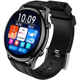 Смарт-годинник Hoco Y38 Amoled 36mm, 520 mAh, Smart watch (call version) Black (6942007672047)