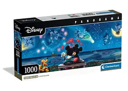 Пазл Clementoni Історія кохання Міккі та Мінні, Disney (Disney Mickey&Minnie Panorama Puzzle - 1000 pcs.), 1000 ел. (панорама) (39503)