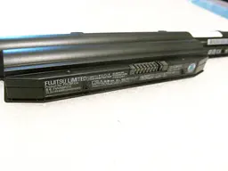 Акумулятор для ноутбука Fujitsu LifeBook LH532 FPCBP334, 4400 mAh (48Wh), 6cell, 10.8V, Li-ion, чорний - мініатюра 2