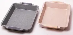 Форма для випікання Marble із силіконовими ручками Kamille 46х30х6 см kuh0006934 - мініатюра 1