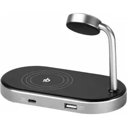 Зарядний пристрій Verbatim 3in1 Apple Watch and iPhone Charging Stand (49556) - мініатюра 3