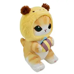 Дитяча м'яка іграшка "Mofusand Сat" Bambi E1002(Yellow) розмір 45см