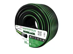 Шланг для поливу SANTEHPOLIV 3/4 30м ECOBLACK (бухта) ПВХ